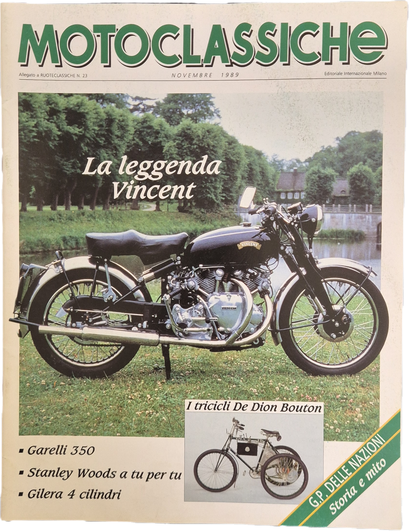 RUOTECLASSICHE N. 23 NOVEMBRE 1989