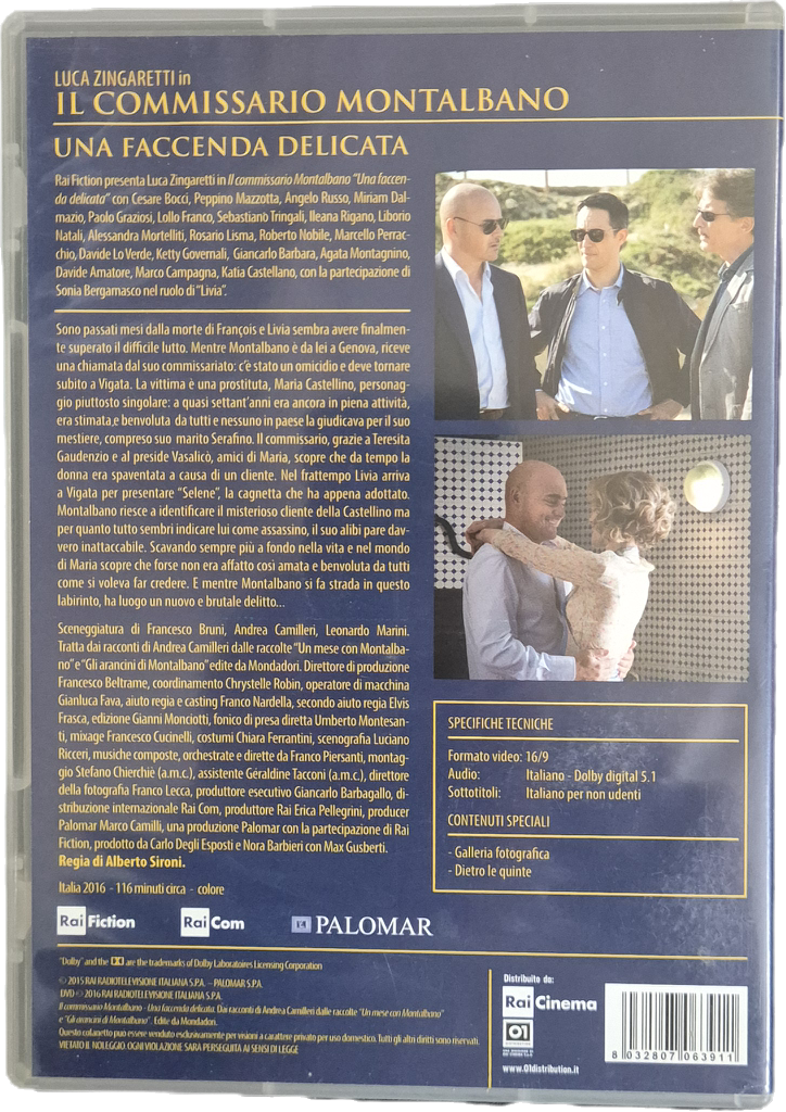UNA FACCENDA DELICATA. IL COMMISARIO MONTALBANO - DVD