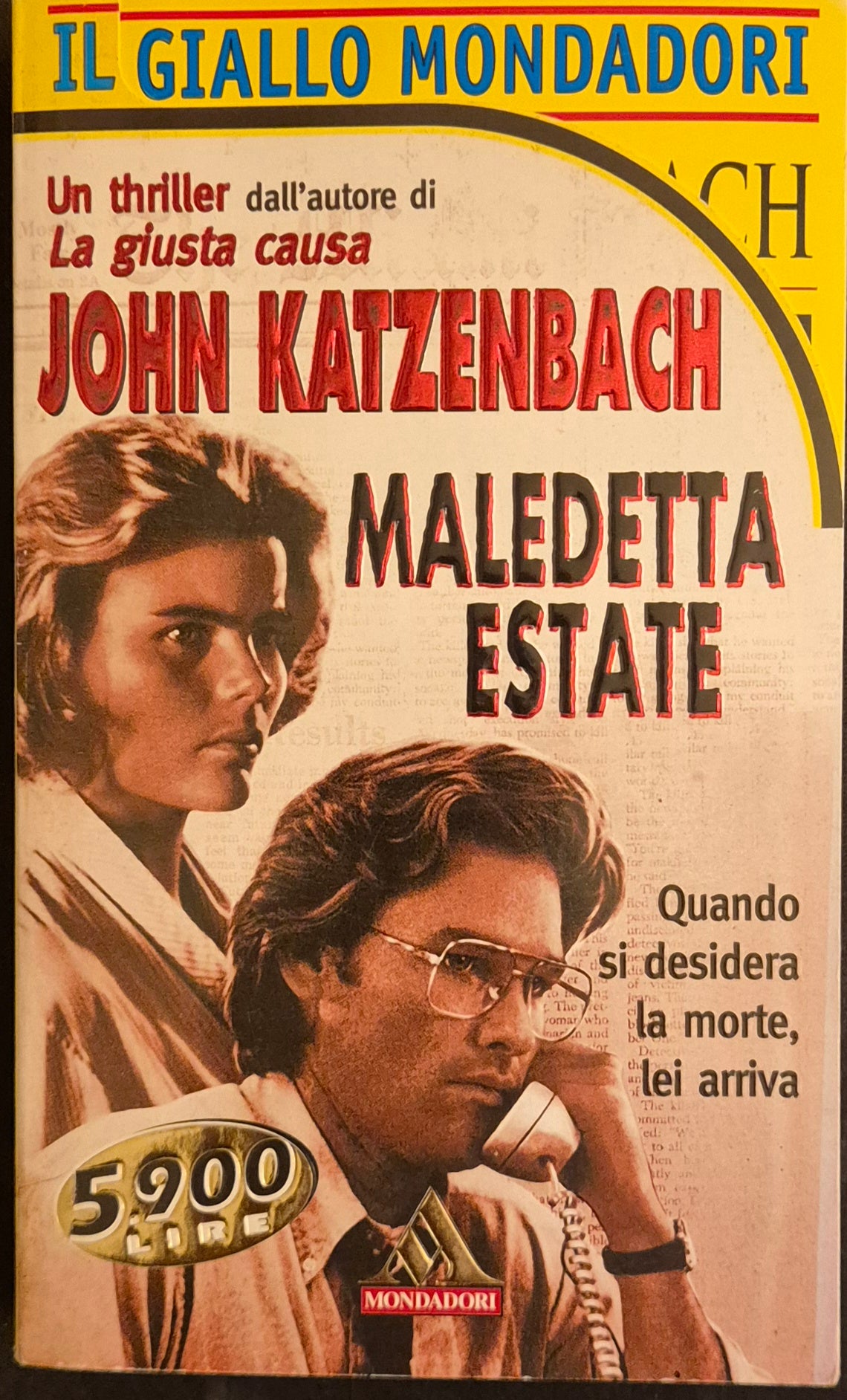 MALEDETTA ESTATE - JOHN KATZENBACH - GIALLO MONDADORI N. 2517