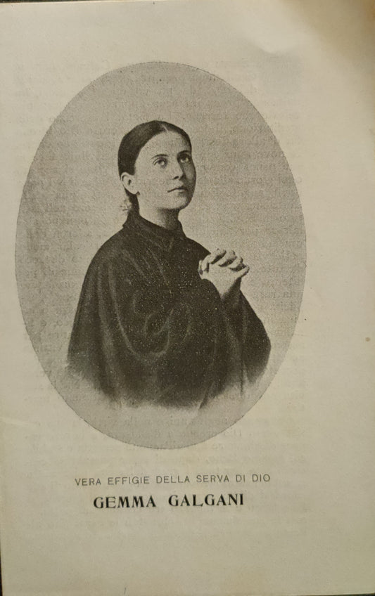 GEMMA GALGANI - SANTINO AL LIBRO - HOLY CARD