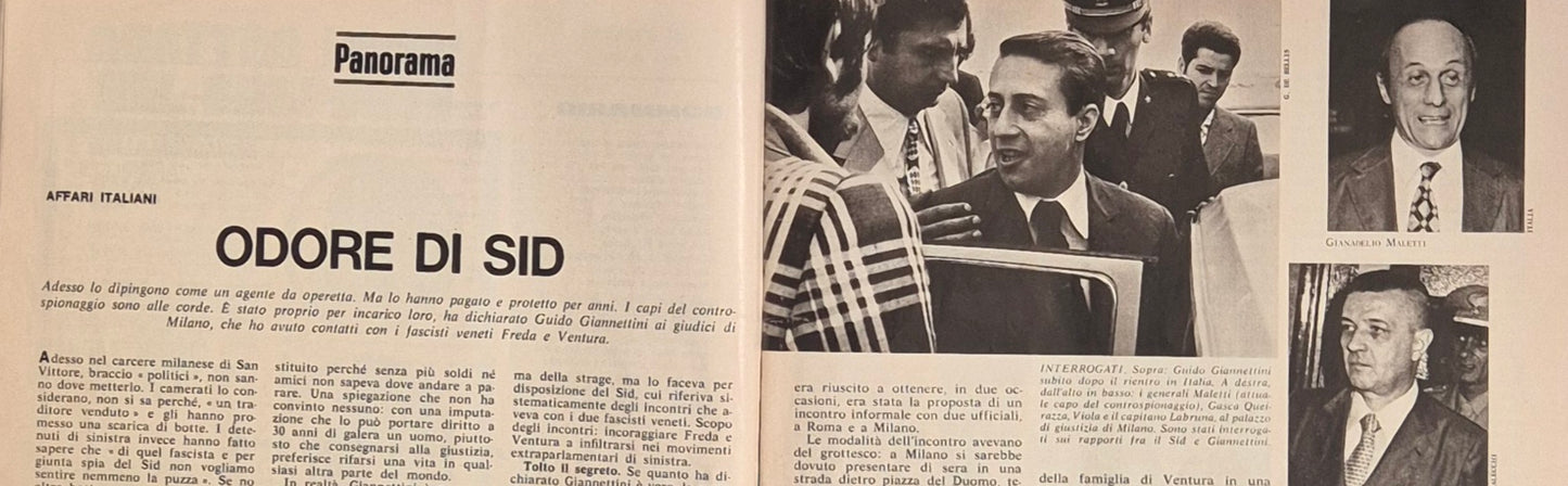 ODORE DI SID - CLIPPING RITAGLI DI GIORNALE
