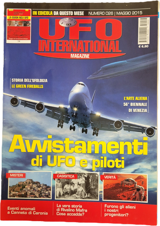 UFO INTERNATIONAL MAGAZINE N. 26 - AVVISTAMENTI DI UFO E PILOTI