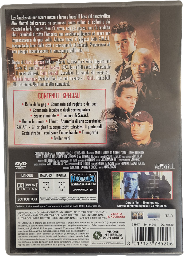 S.W.A.T. SQUADRAXSPECIALE ANTICRIMINE - DVD