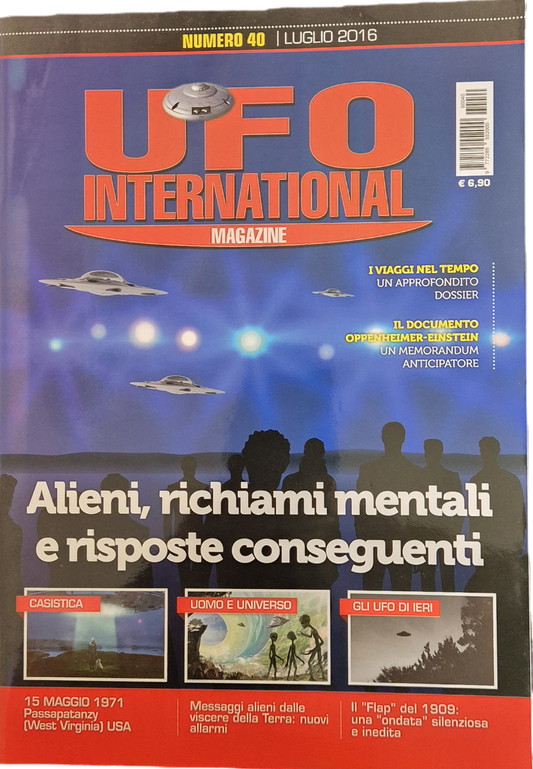 UFO INTERNATIONAL MAGAZINE N. 40 - ALIENI RICHIAMI MENTALI