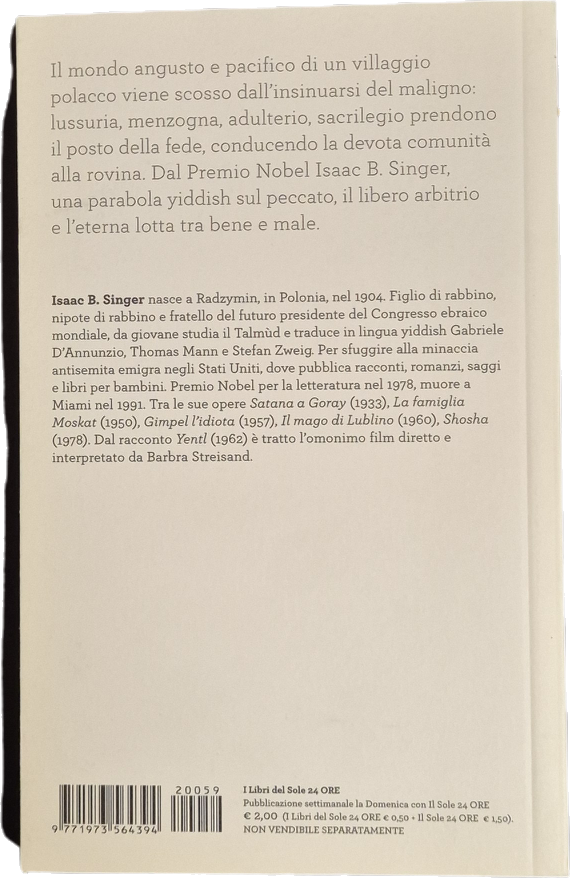 LA DISTRUZIONE DI KRESHEV - ISAAC B. SINGER - 2012 - OUTLET DEL LIBRO