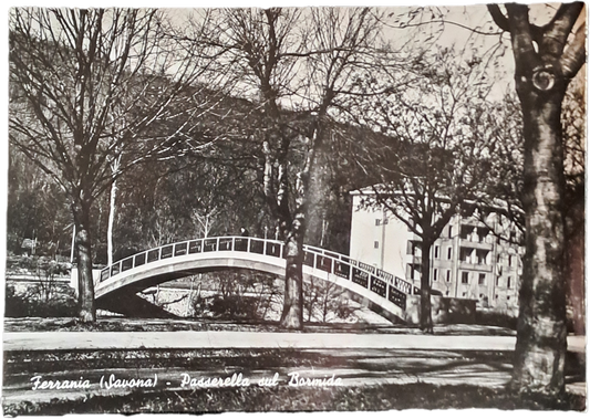 FERRANIA - PASSERELLA SUL BORMIDA - V1953 - FG