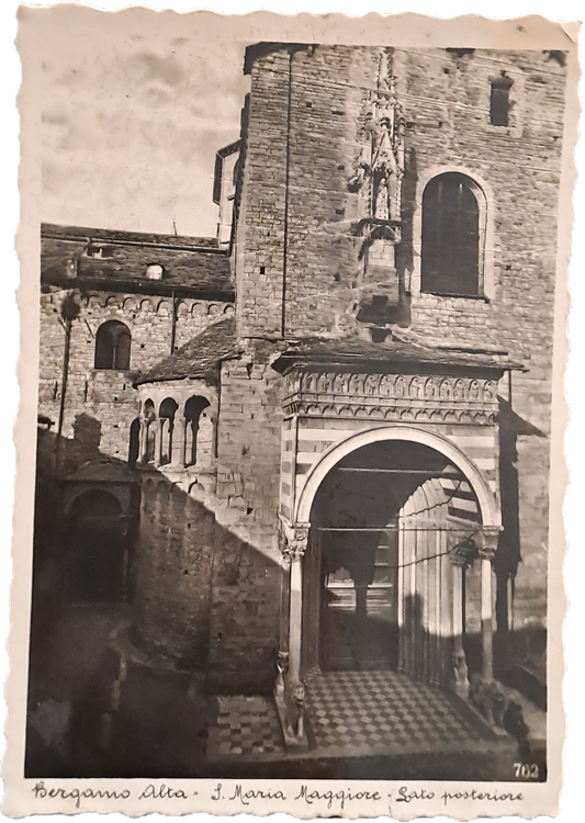 BERGAMO ALTA - S. MARIA MAGGIORE - LATO POSTERIORE - NV - FG