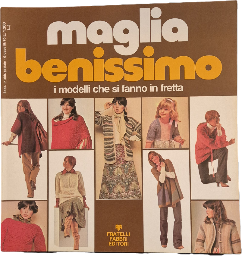 MAGLIA BENISSIMO. I MODELLI CHE SI FANNO IN FRETTA