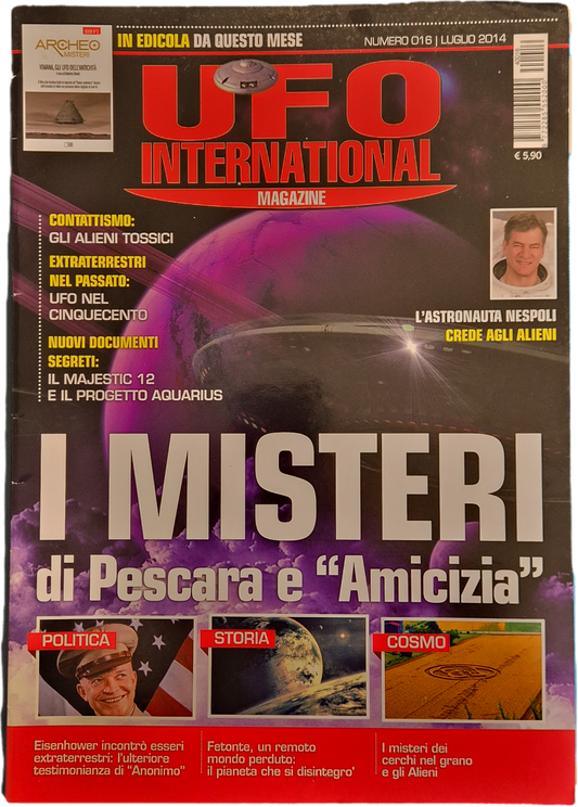 UFO INTERNATIONA MAGAZINE N. 16 - I MISTERI DI PESCARA E AMICIZIA