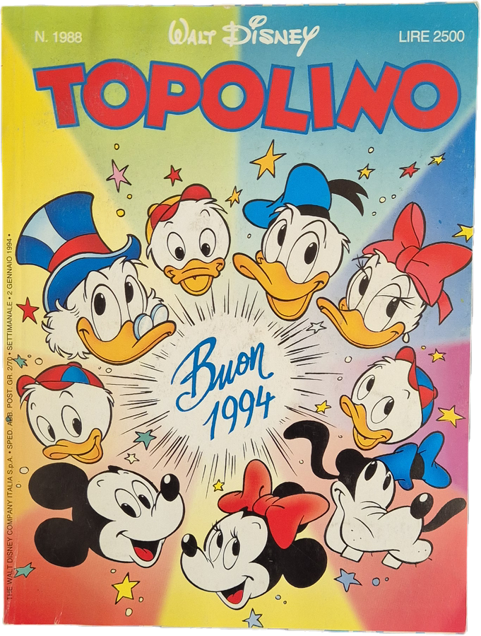TOPOLINO N. 1988 - 2 GENNAIO 1994