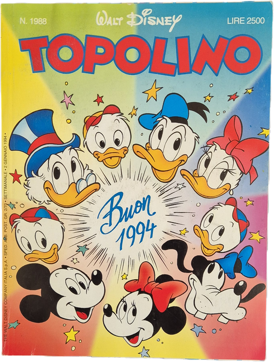 TOPOLINO N. 1988 - 2 GENNAIO 1994