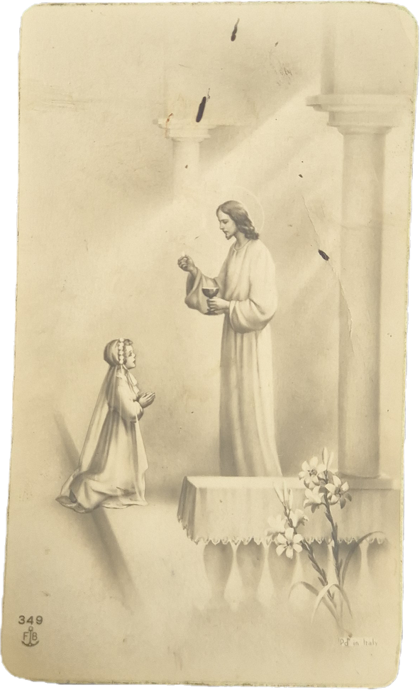 SANTINO - GESU' - PRIMA COMUNIONE - 1940 - AS011-149