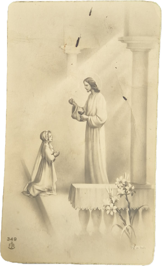 SANTINO - GESU' - PRIMA COMUNIONE - 1940 - AS011-149