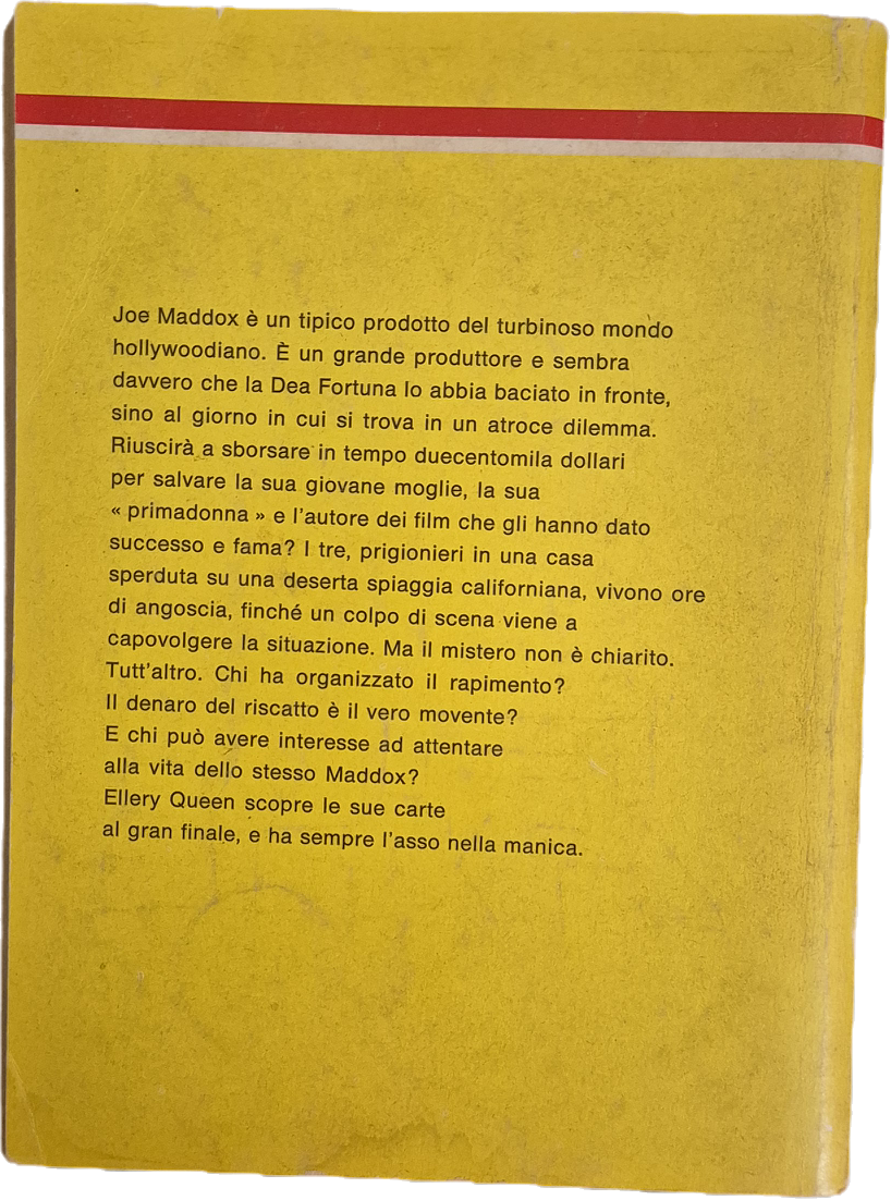 COLPO DI MANOVELLA - ELLERY QUEEN - GIALLO MONDADORI N. 1010