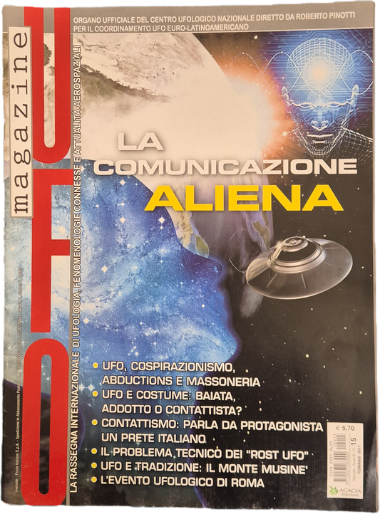 UFO MAGAZINE N. 15 - LA COMUNICAZIONE ALIENA - OUTLET DEL LIBRO