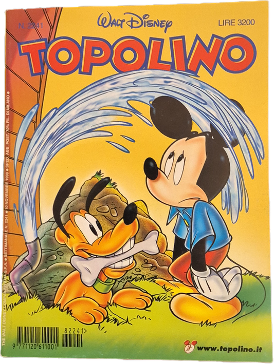 TOPOLINO N. 2241 - 10 NOVEMBRE 1998