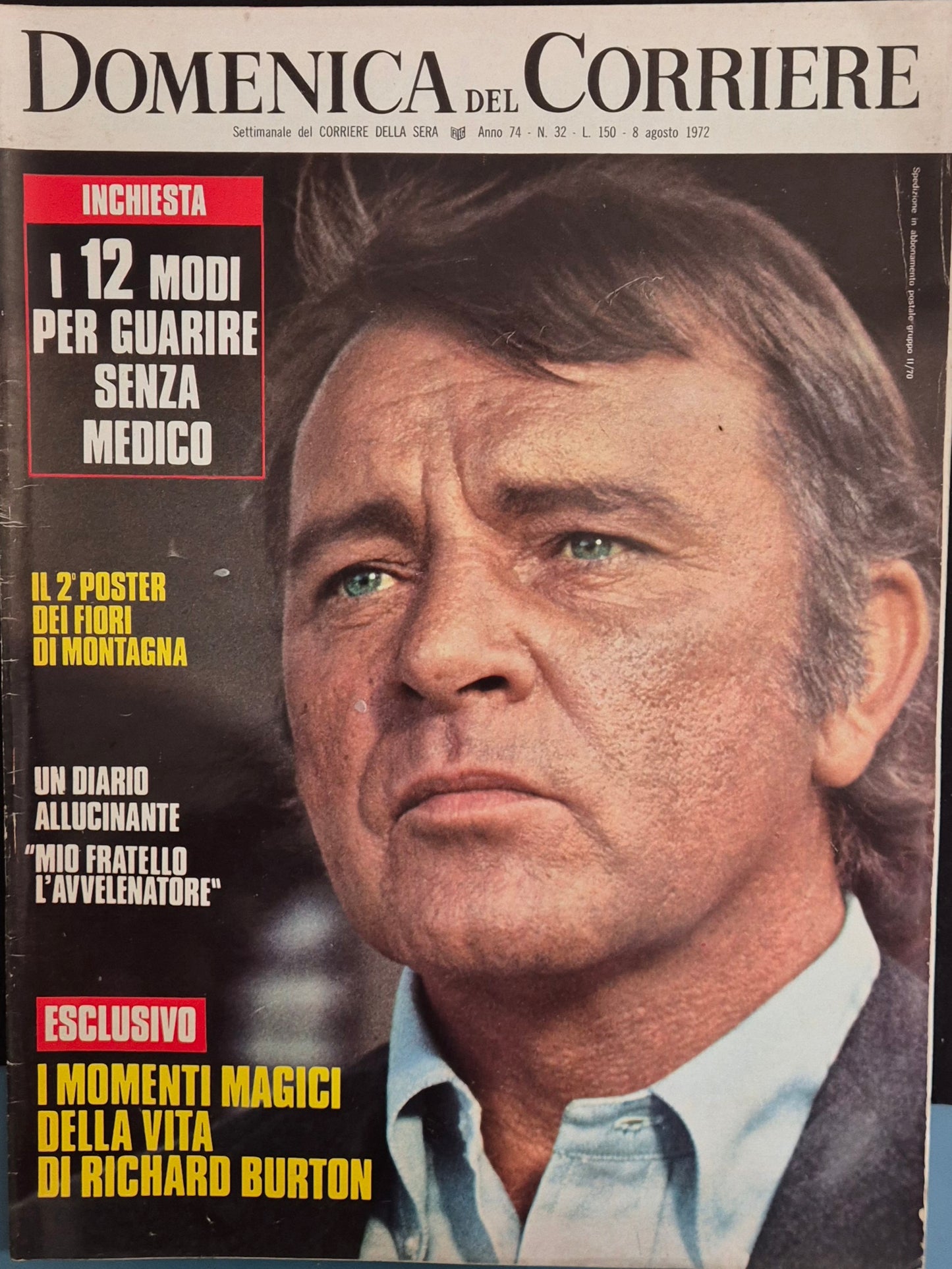 DOMENICA DEL CORRIERE N. 32 - 8 AGOSTO 1972