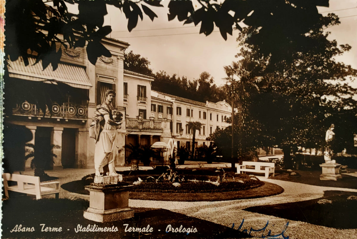 ABANO TERME - STABILIMENTO TERMALE - OROLOGIO - VSD