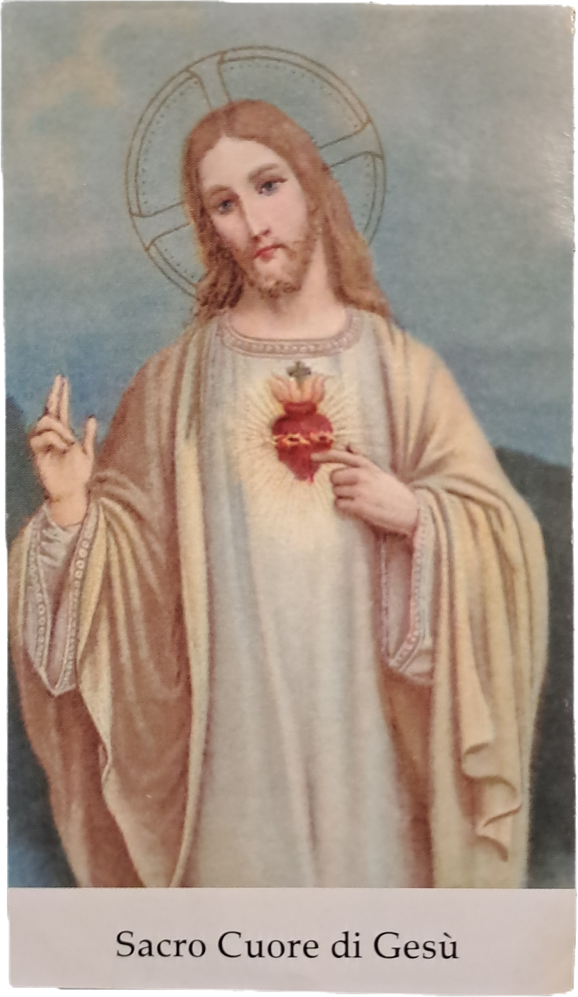 SACRO CUORE DI GESU' - HOLY-CARD
