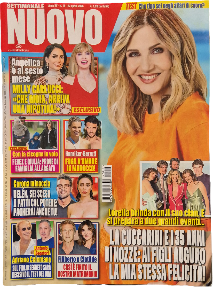 SETTIMANALE NUOVO 29 APRILE 2026 - CORONA-CUCCARINI-CELENTANO-OUTLET DEL LIBRO