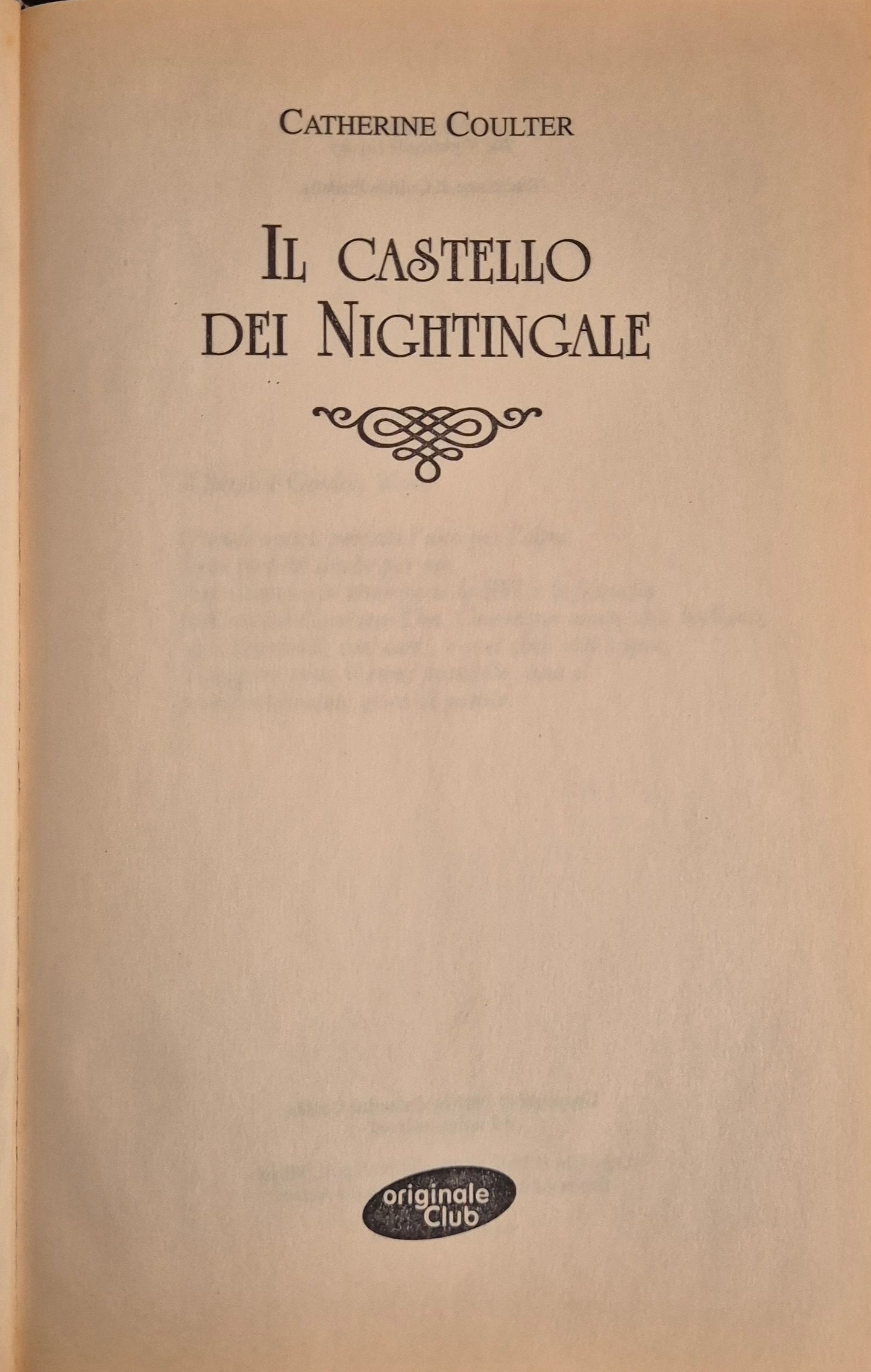 IL CASTELLO DEI NIGHTINGALE -EUROCLUB 2002 - OUTLET DEL LIBRO