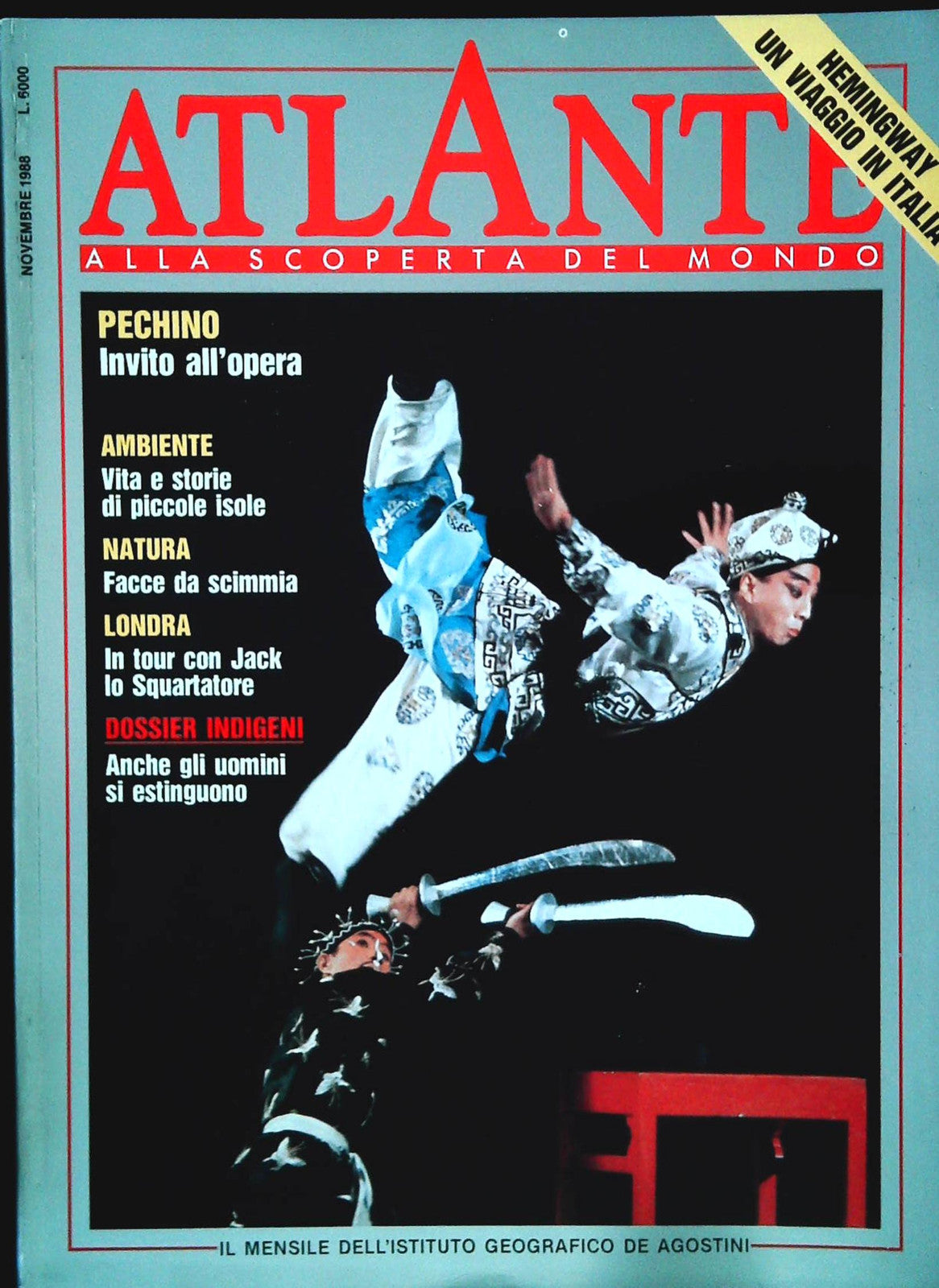 ATLANTE - MOVEMBRE 1988 - OUTLET DEL LIBRO