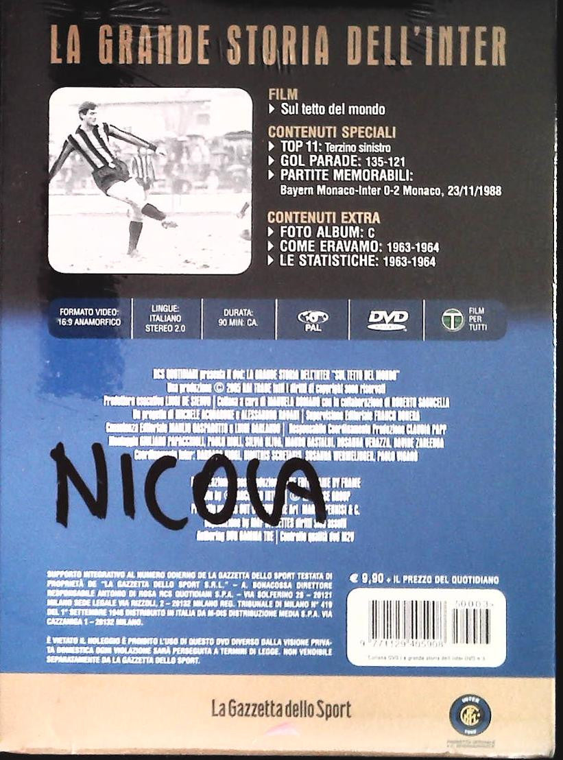 LA GRANDE STORIA DELL'INTER 3 - SUL TETTO DEL MONDO - DVD