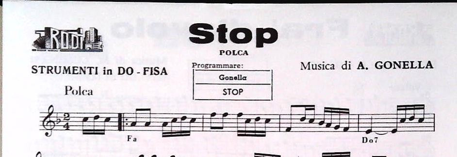 ORCHESTRA CARAVAN DEL MAESTRO GIOVANELLI - 4 BRANI - SPARTITO-SHEET MUSIC