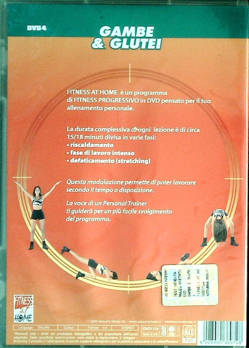 GAMBE E GLUTEI - FITNES AT HOME - DVD