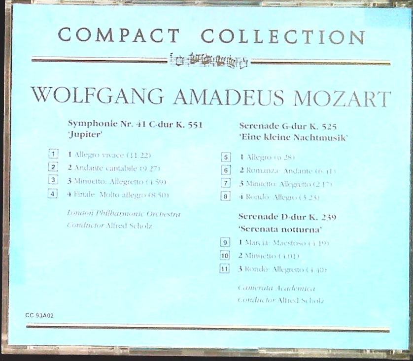 MOZART I CAPOLAVORI - SYMPHONIE N. 41 - SERENADE K525 - SERENADE K239