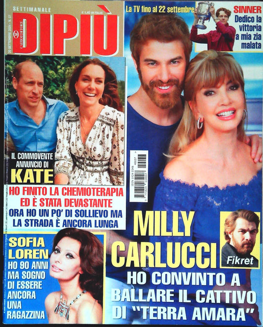 DI PIU' 20 SETTEMBRE 2024 - MILLY CARLUCCI - SOFIA LOREN - OUTLET DEL LIBRO