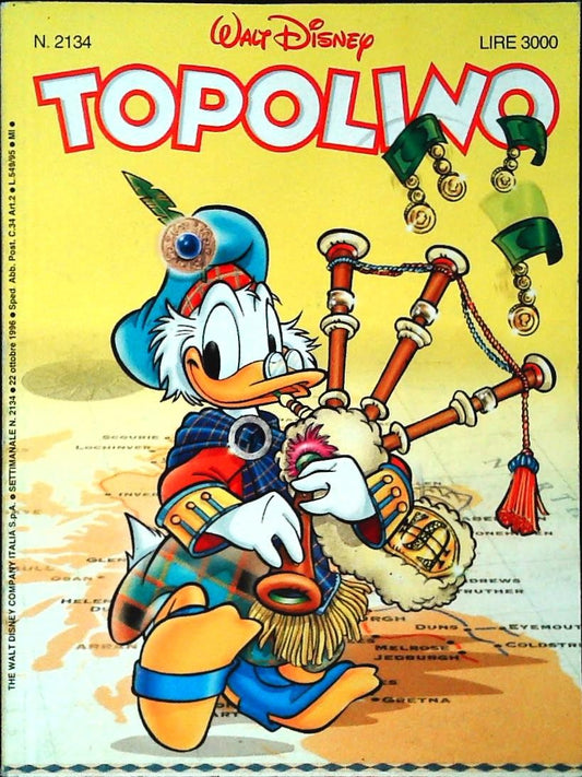 TOPOLINO N. 2134 - 22 OTTOBRE 1996