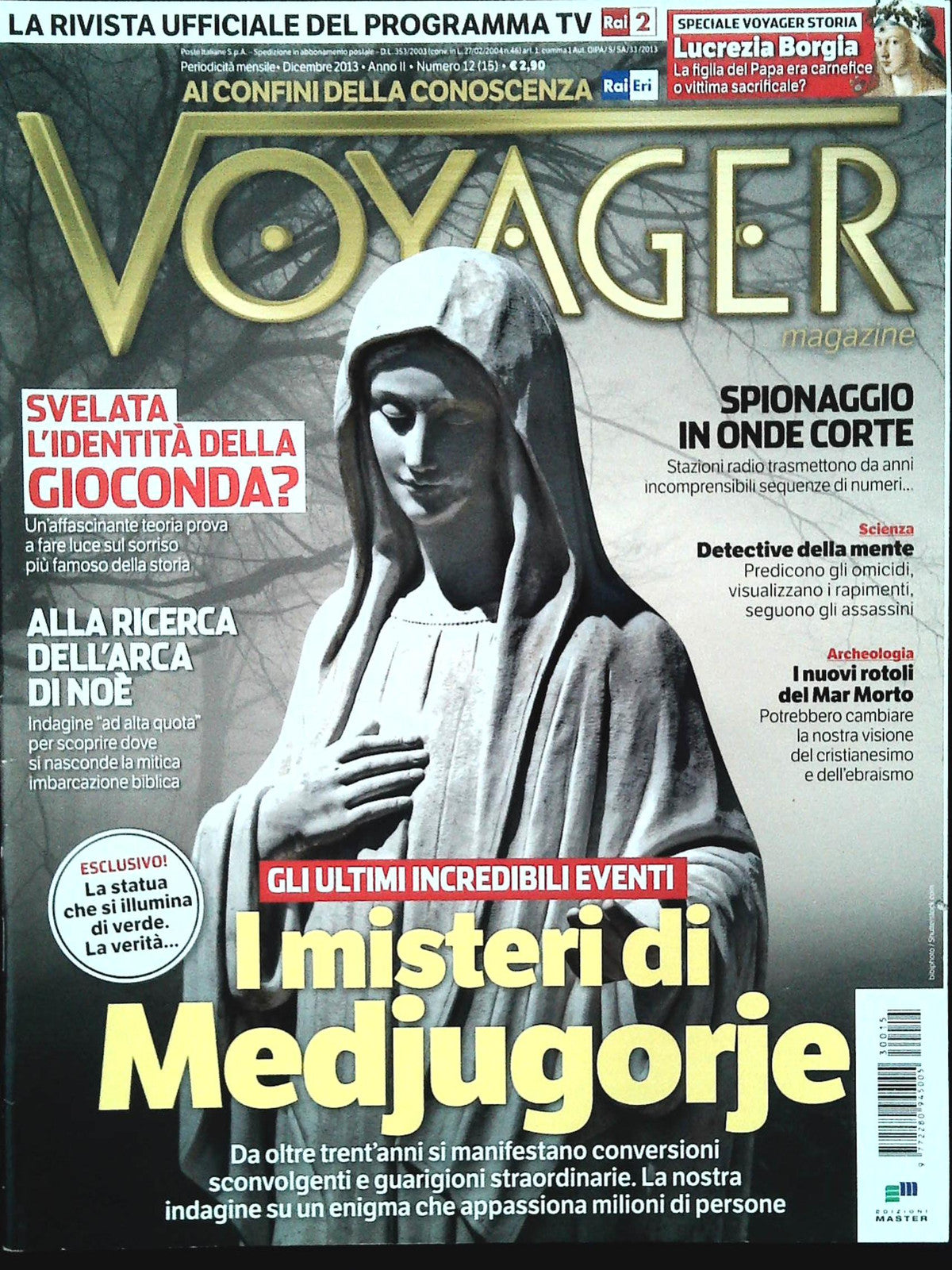 VOYAGER N. 16 - DICEMBRE 203 - I MISTERI DI MEDJUGORJE - OUTLET DEL LIBRO
