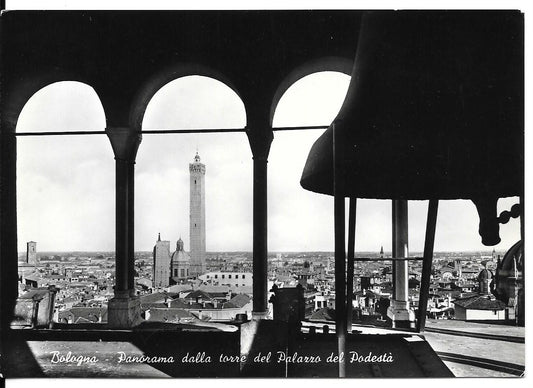 BOLOGNA - PANARAMA DALLA TORRE DEL PALAZZO DEL PODESTA' - V1962