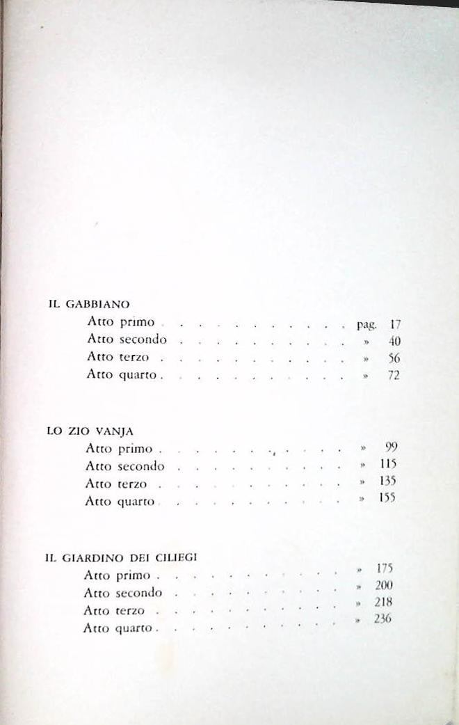 DRAMMI - CECHOV - I GRANDI DELLA LETTERATURA