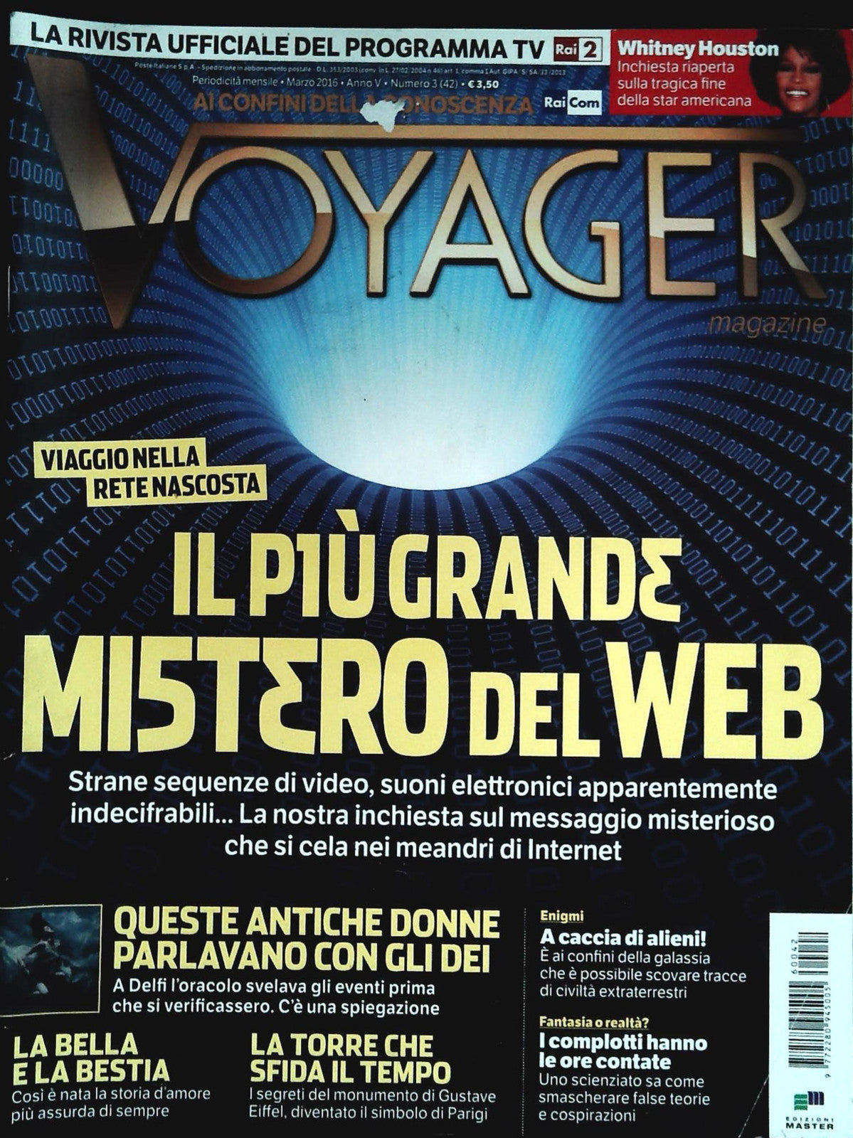 VOYAGER N. 42 - MARZO 2016 - IL PIU' GRANDE MISTERO DEL WEB - OUTLET DEL LIBRO