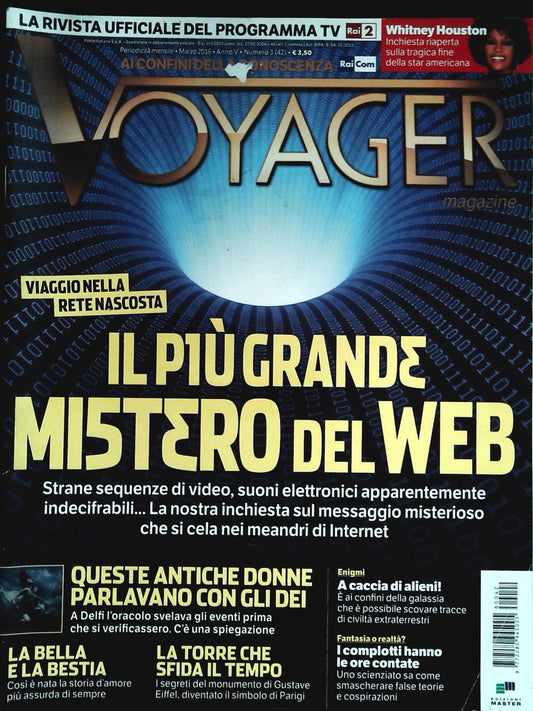 VOYAGER N. 42 - MARZO 2016 - IL PIU' GRANDE MISTERO DEL WEB - OUTLET DEL LIBRO