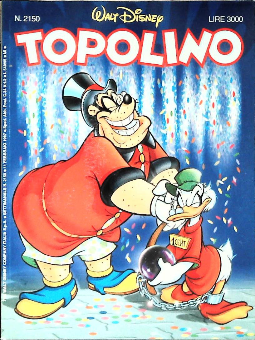 TOPOLINO N. 2150 - 11 FEBBRAIO 1997