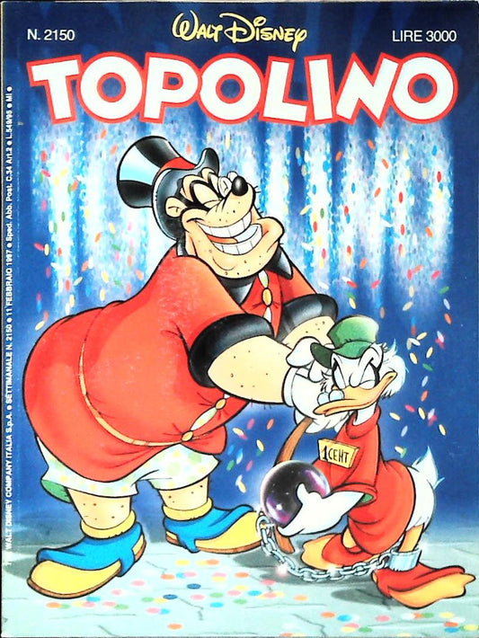 TOPOLINO N. 2150 - 11 FEBBRAIO 1997