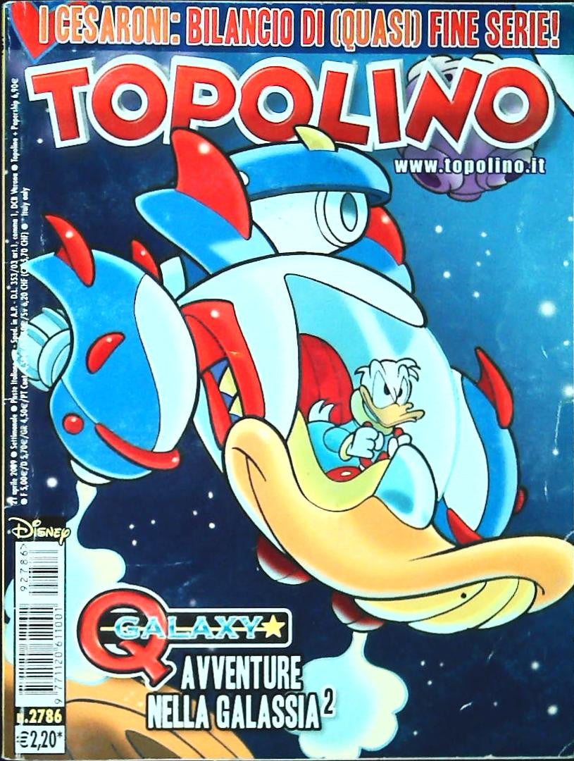 TOPOLINO N. 2786 - 21 APRILE 2009