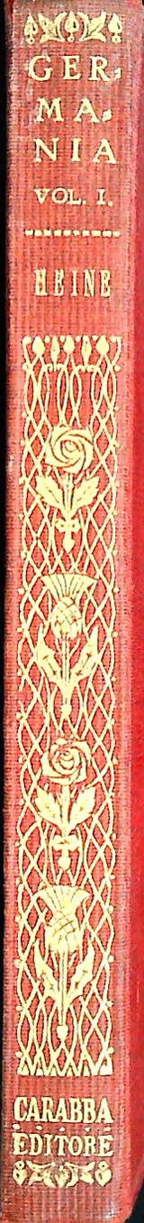 GERMANIA - ENRCO HEINE - CARABBA EDITORE 1915