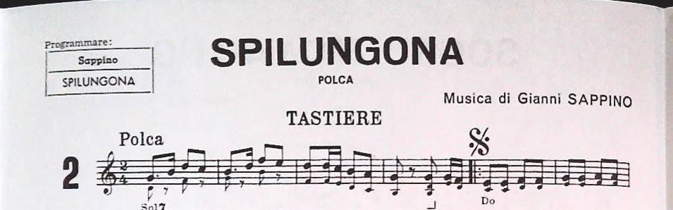 GIRO DI LISCIO. 5 BALLABILI DI GIANNI SAPPINO - SPARTITO-SHEET MUSIC