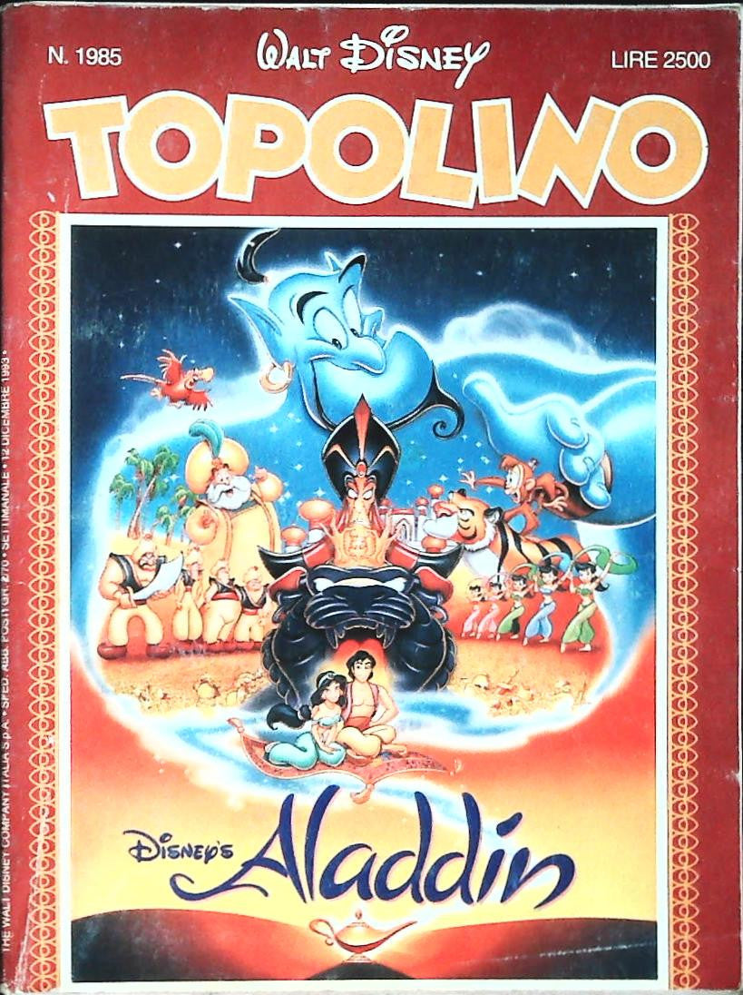 TOPOLINO N. 1985 - 12 DICEMBRE 1993