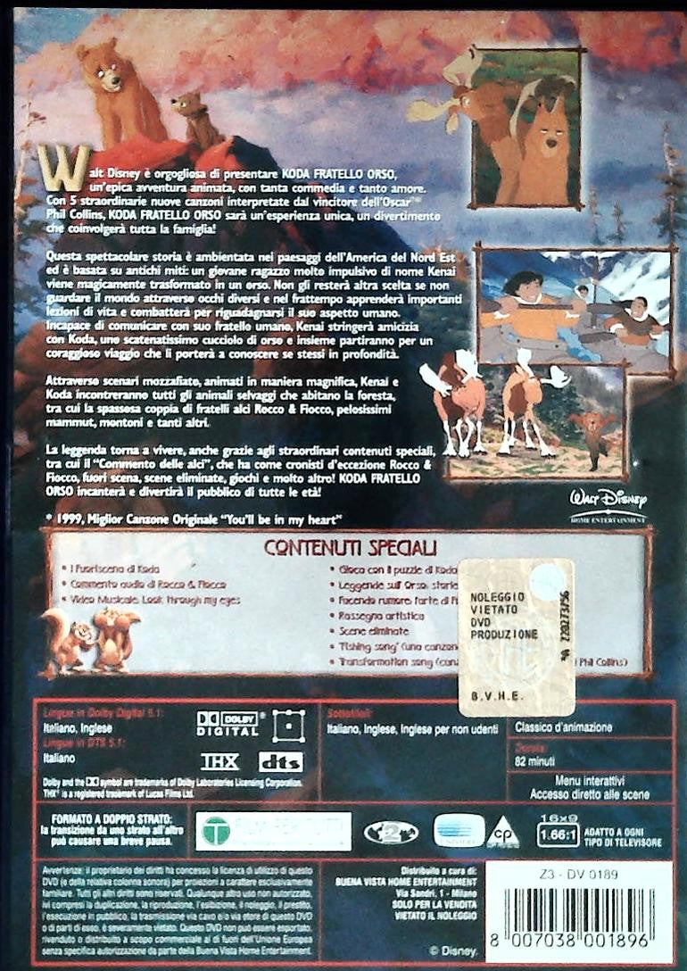 KODA. FRATELLO ORSO - DVD