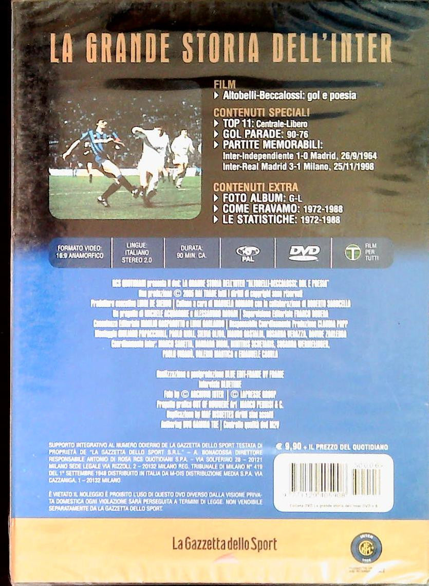 LA GRANDE STORIA DELL'INTER 6 - ALTOBELLI-BECCALOSSI. GOL E POESIA - DVD