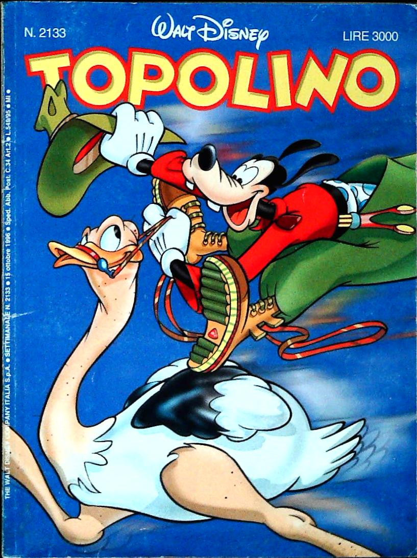 TOPOLINO N. 2133 - 15 OTTOBRE 1996