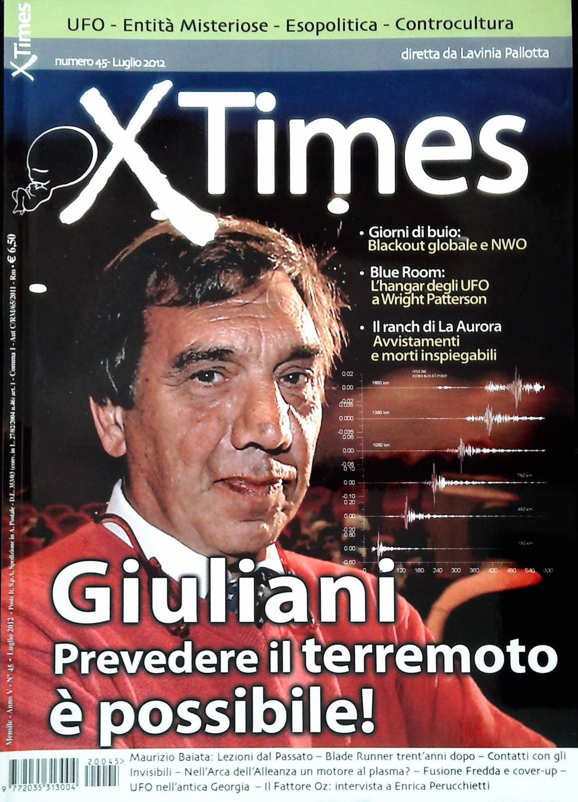 XTIMES N. 46 - LUGLIO 2012 - GIULIANI, PREVEDERE IL TERREMOTO E' POSSIBILE