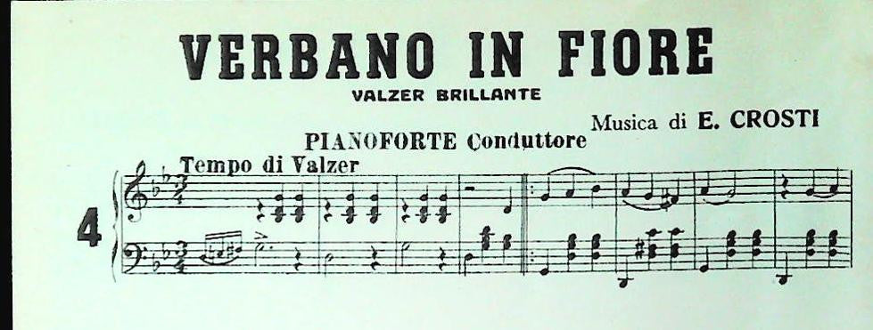 ENZO CROSTI E I SUOI BALLABILI ALL'ANTICA - 4 BRANI - SPARTITO-SHEET MUSIC
