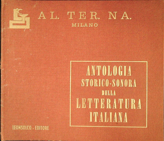 ANTOLOGIA STORICO-SONORA DELLA LETTERATURA ITALIANA - VOL. 8 - 2 VINILI