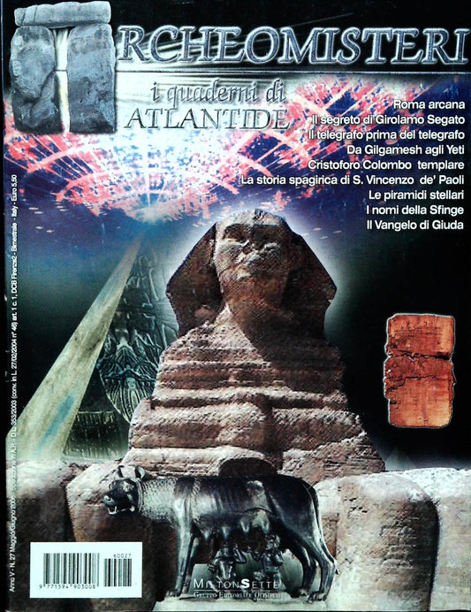 ARCHEOMISTERI N. 27 - GIUGNO 2006 - OUTLET DEL LIBRO